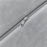 CozyFlorie Pregnancy Pillow – Light Grey – zipper