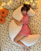 Crescent body pillow reference, second view