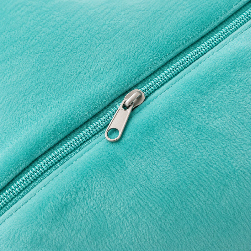 CozyFlorie Pregnancy Pillow – Turquoise – zipper